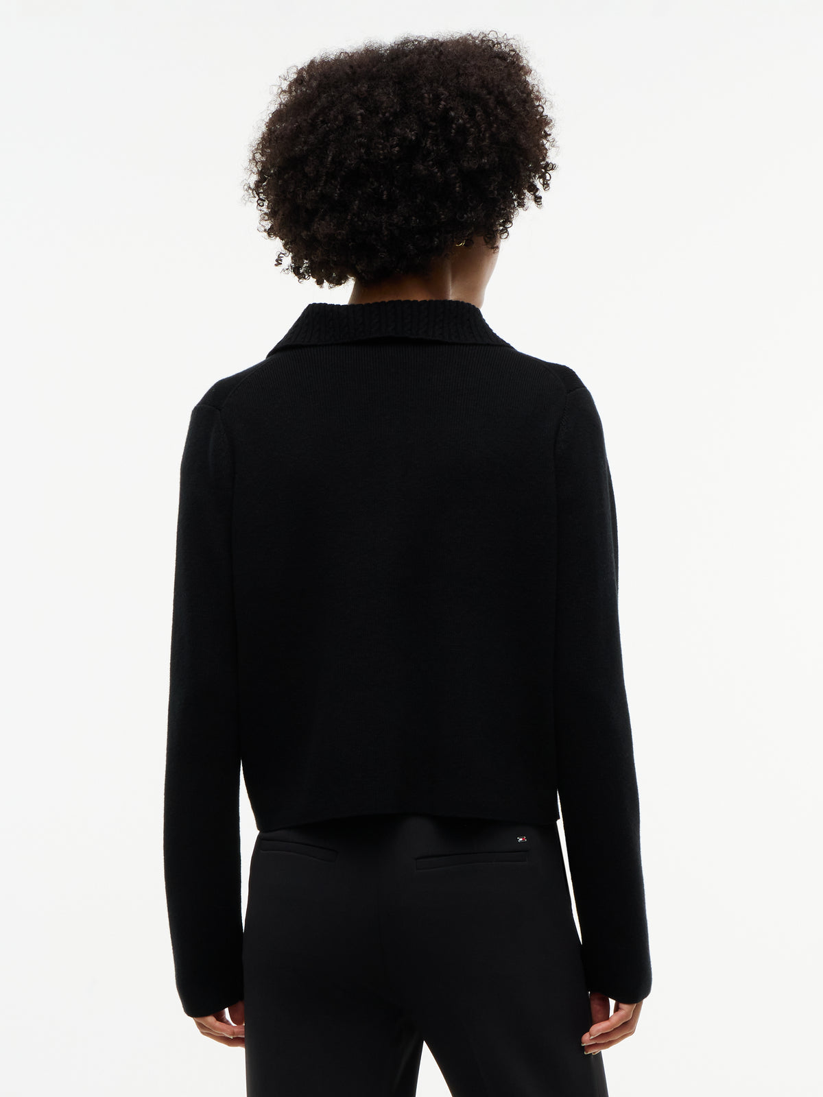 The Black Wool Lady Jacket