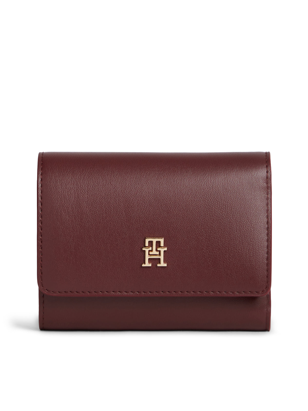 Hilfiger Icon Trifold Burgundy Purse
