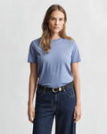 Deep Blue Shield Crew Tee