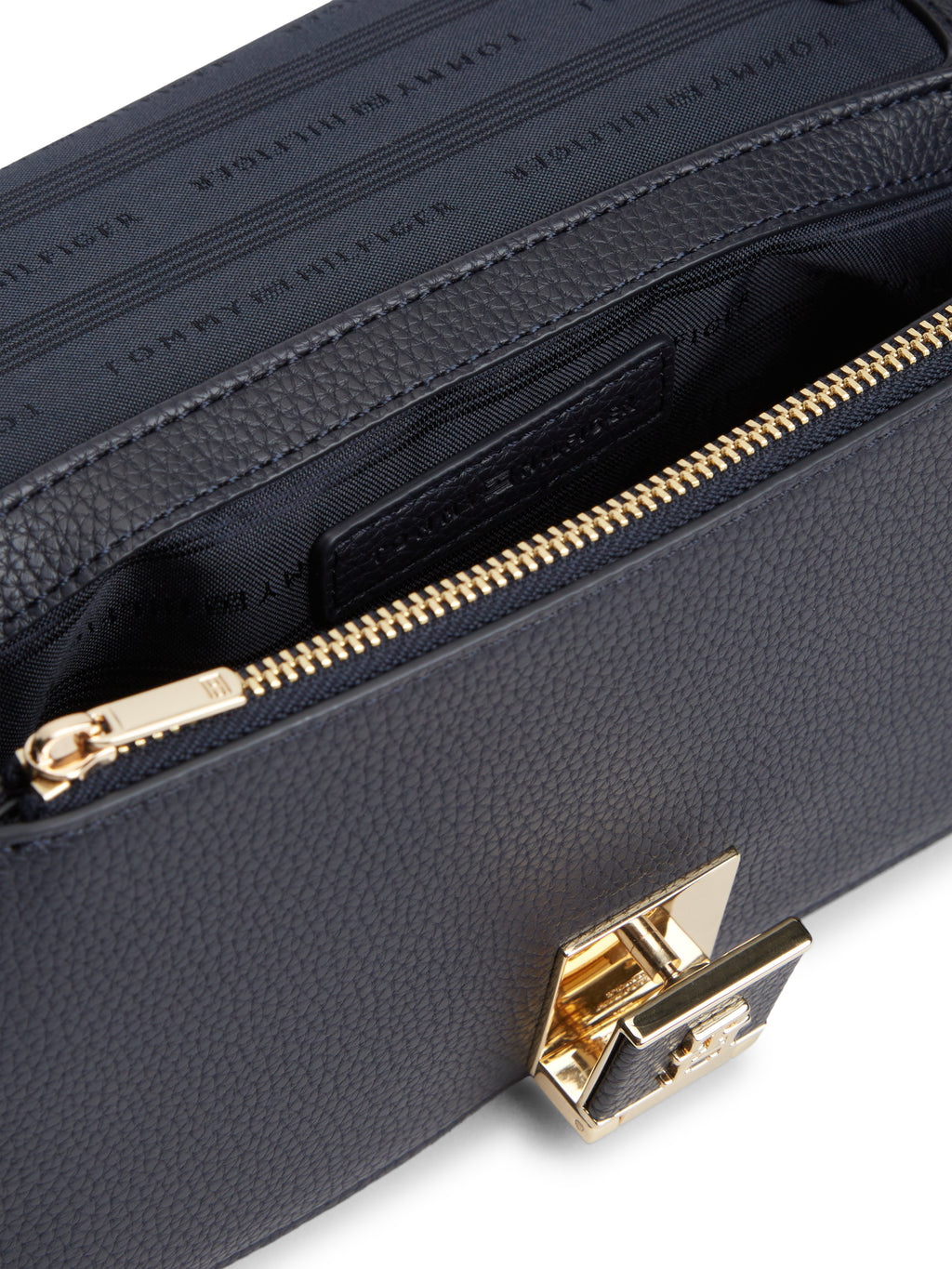 The Her Monogram Navy Chain Crossbody