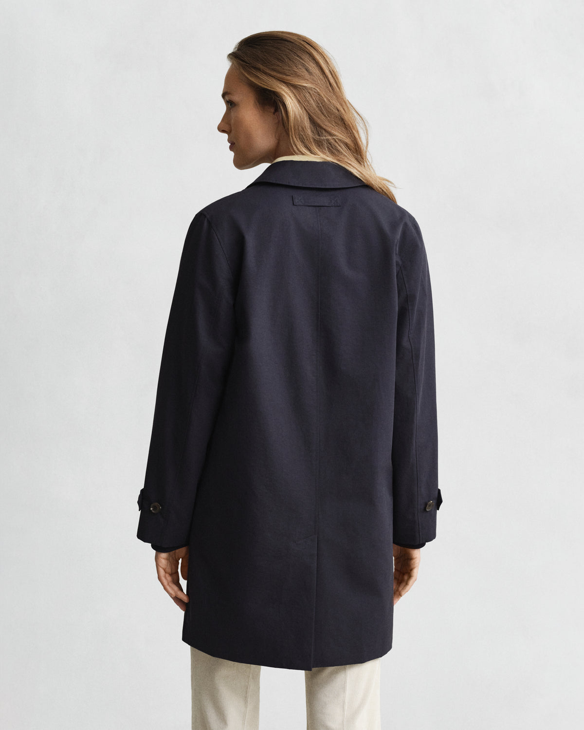 The Evening Blue Car Coat