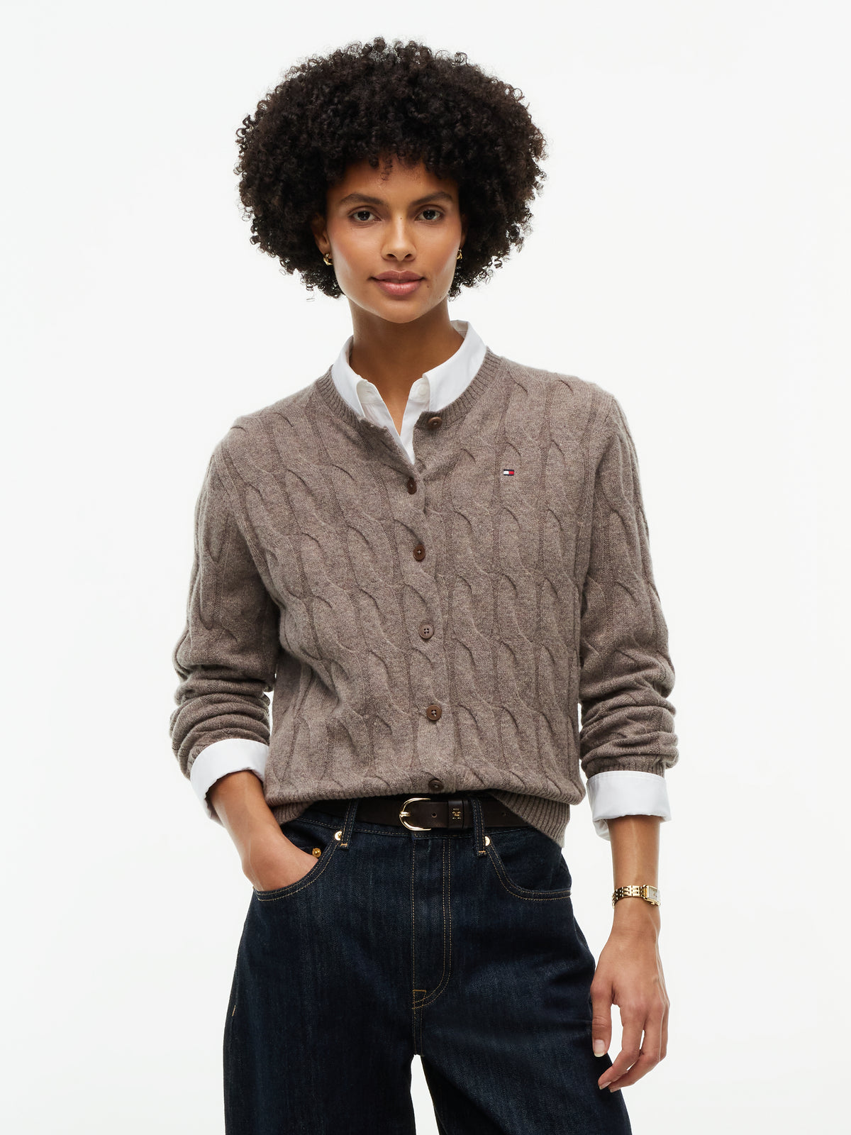Coco Heather Soft Wool Cardigan