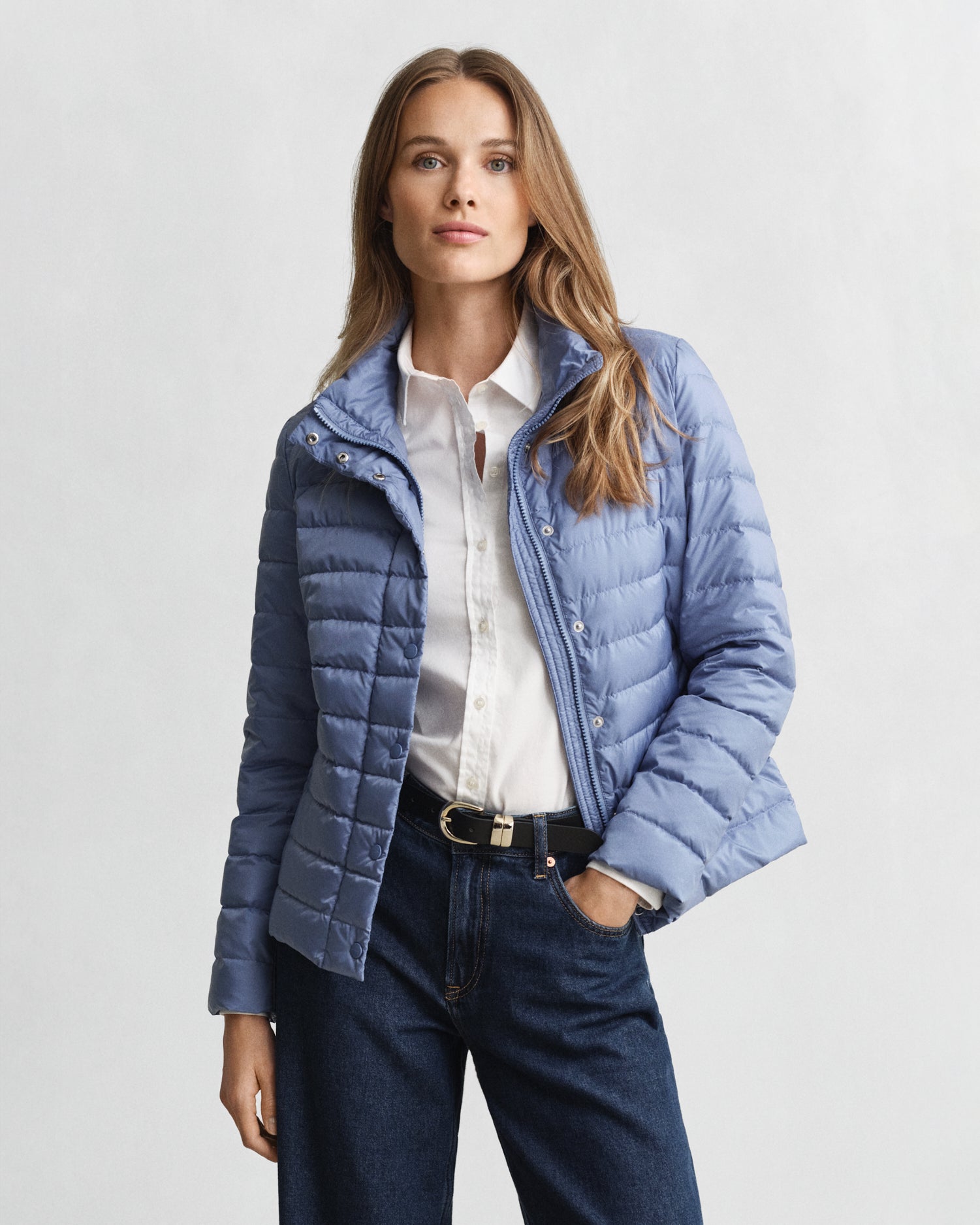 Light Down Deep Blue Jacket