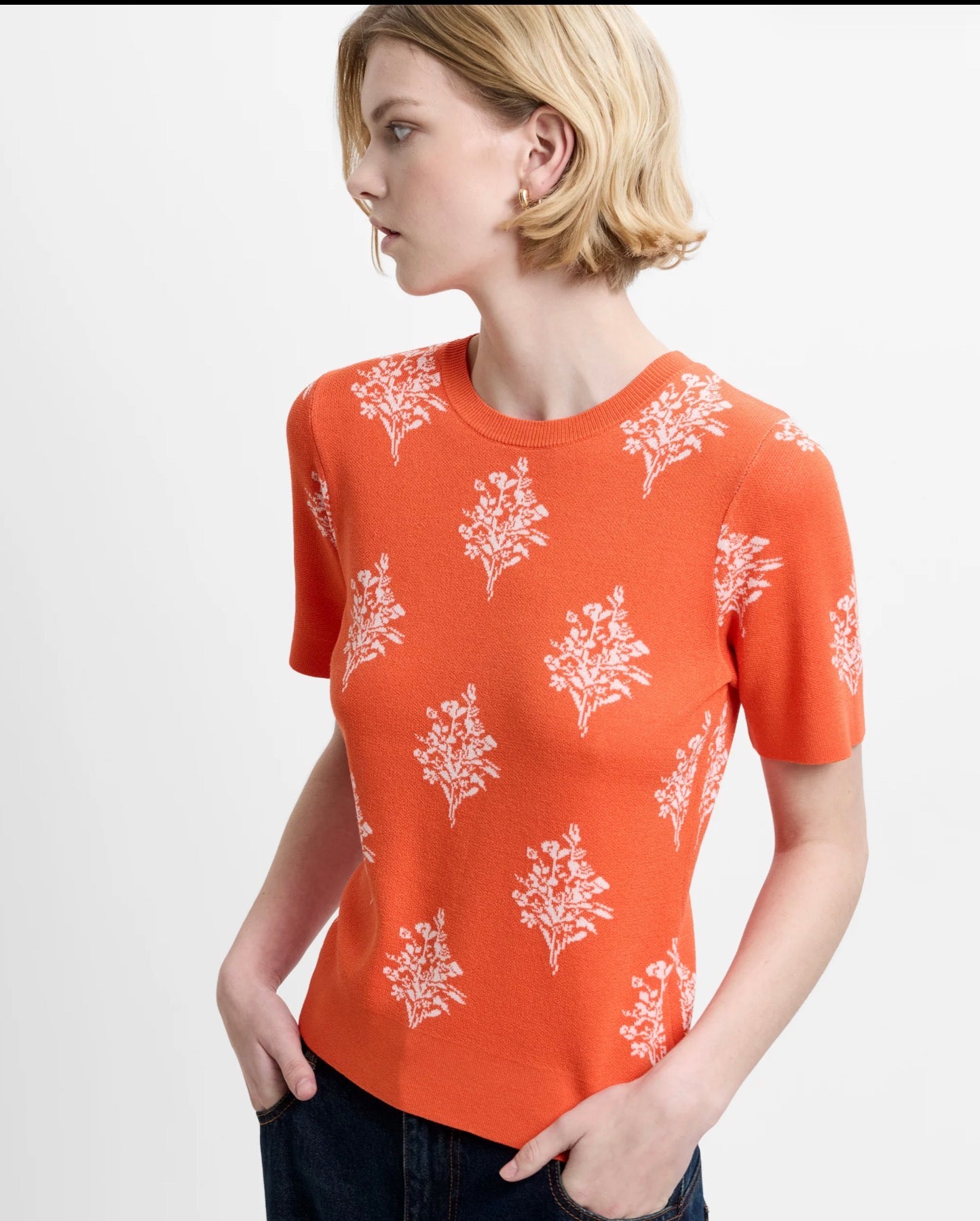 Imelda Ditsy Floral Knit Top