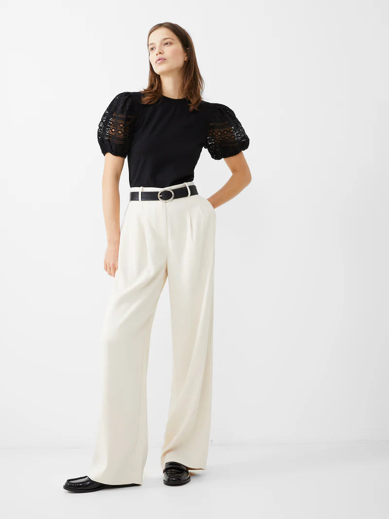 Harrie Classic Cream Suiting Trouser