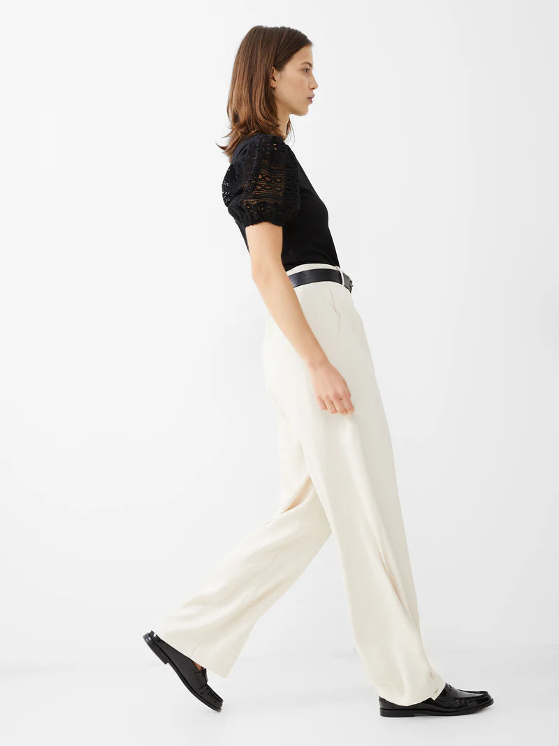 Harrie Classic Cream Suiting Trouser