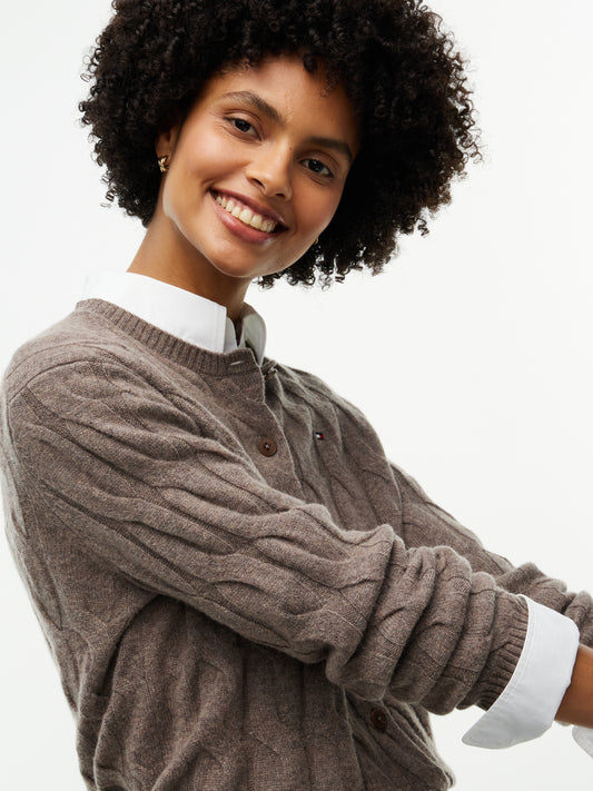 Coco Heather Soft Wool Cardigan