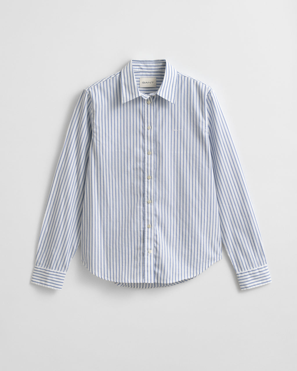 The Classic Poplin Eggshell Stripe Shirt