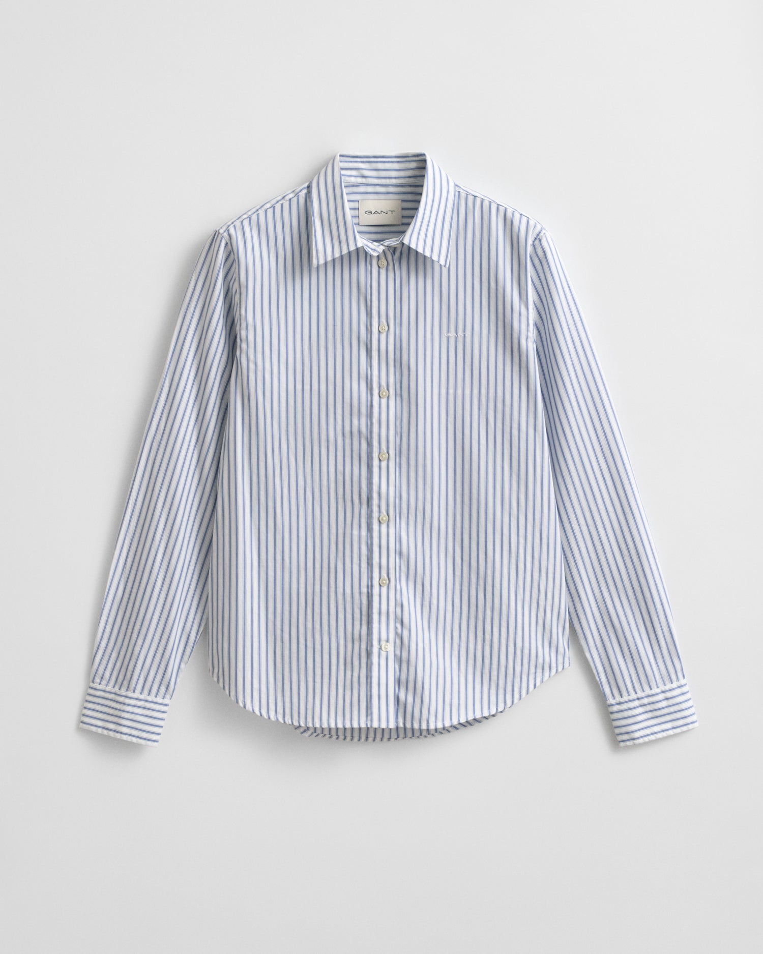The Classic Poplin Eggshell Stripe Shirt