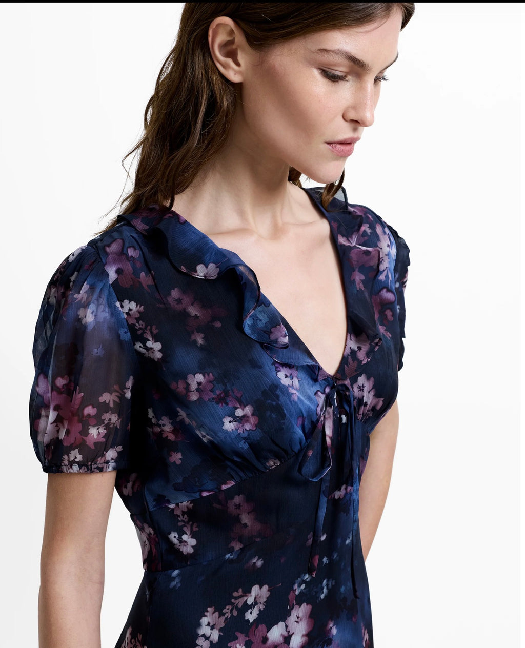 The Clara V-Neck Printed Maxi Dress