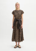 The Crinkle Print Maxi Dress