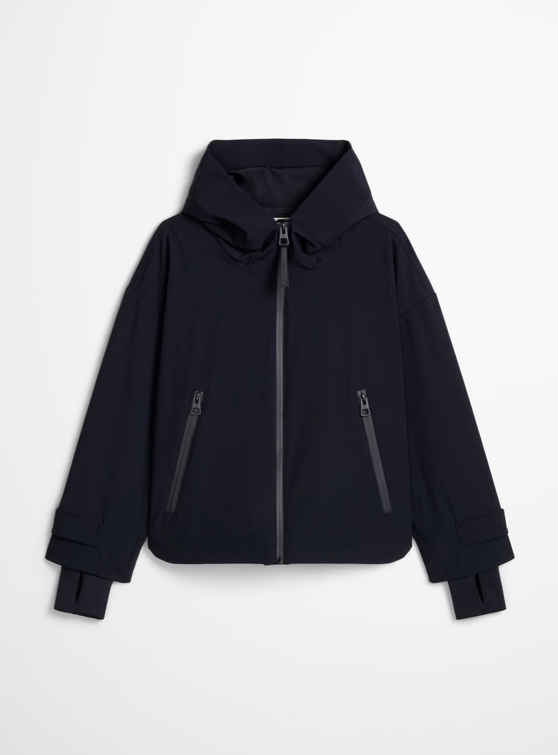 The 3 Layer Navy Nylon Function Waterproof Mac