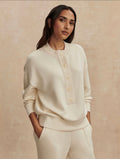 The Reena Button Front Sweat