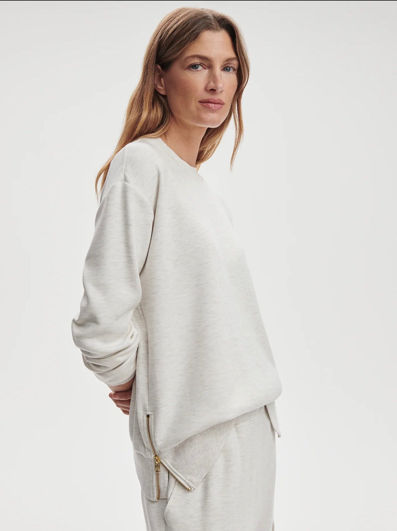 The Ivory Marl Gabriella Sweat