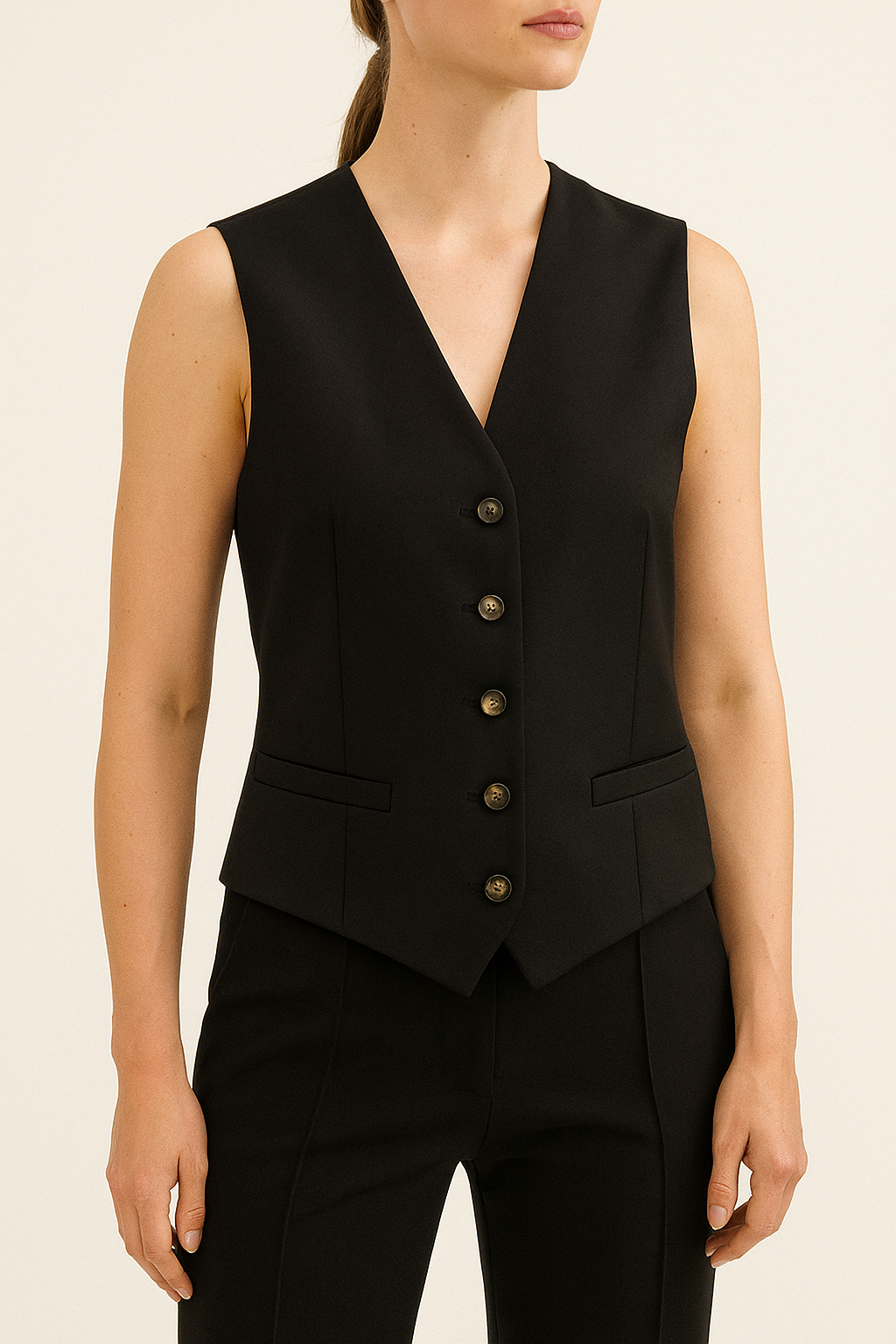 The Black Rhubino Waistcoat