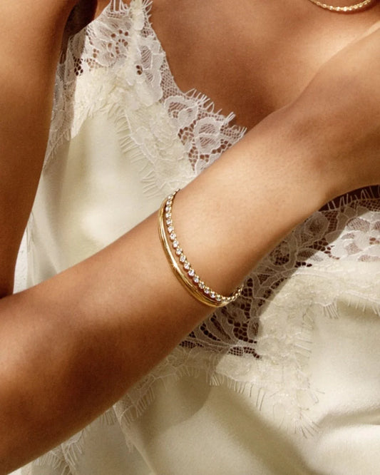 The Grace Gold Bangle