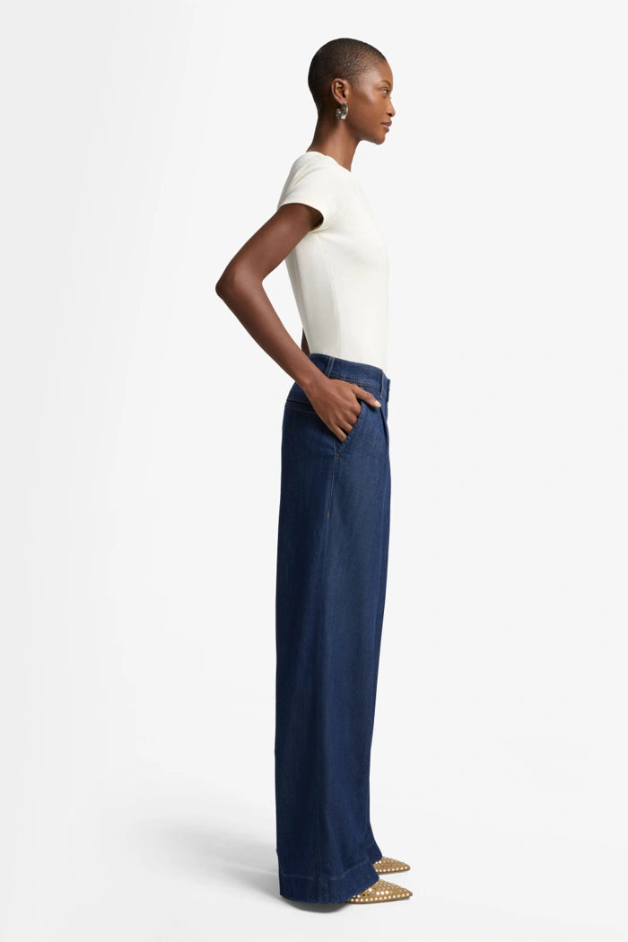 The Halona Lightweight Pleated Trouser