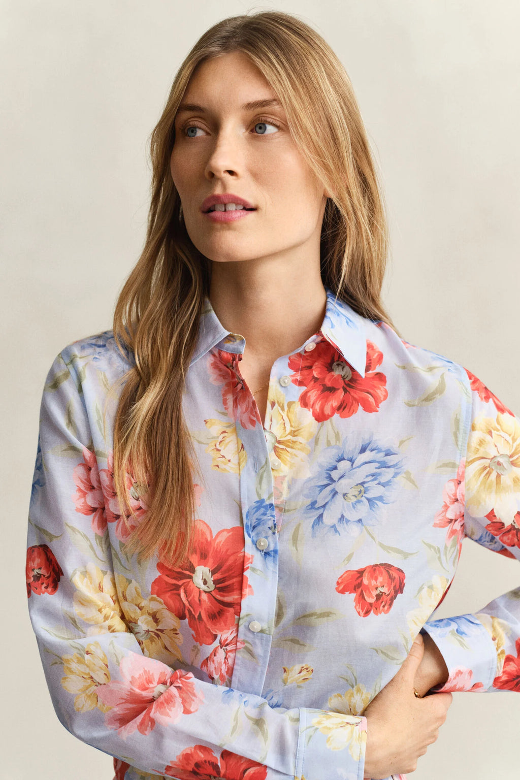 The Floral Shift Shirt Blouse