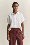The Linen Cap White Sleeve Shirt