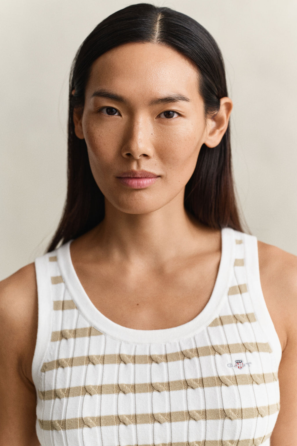 The Ribbed Cable Vest