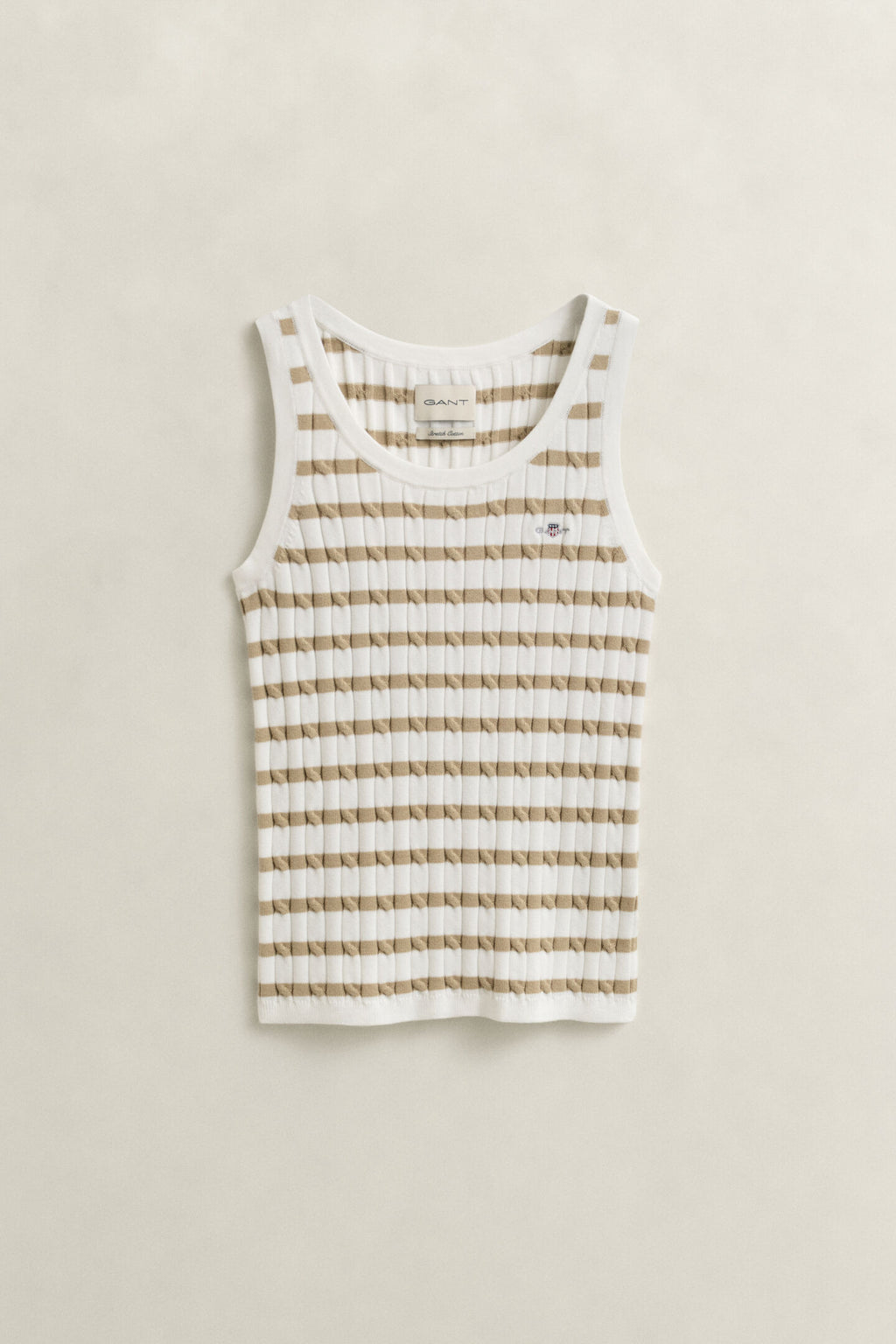The Ribbed Cable Vest