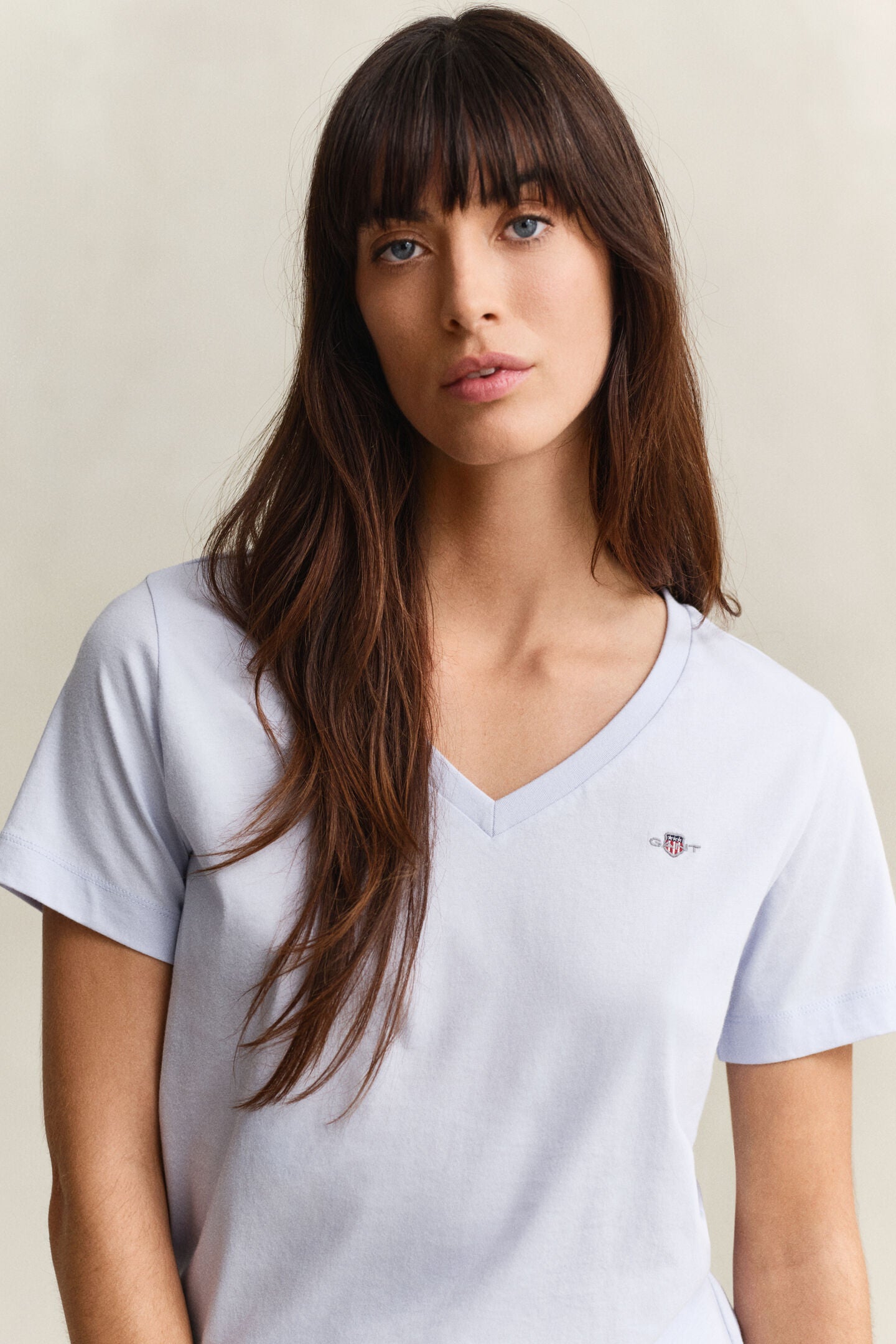 The Shield V-Neck Light Blue Tee