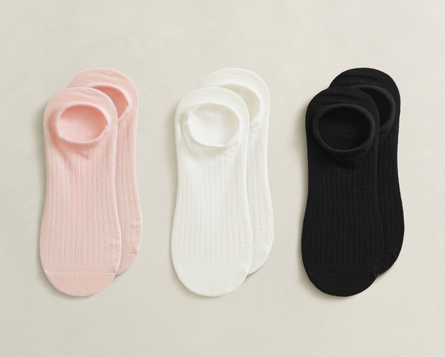 GANT 3-Pack Ribbed Low-Cut Socks