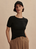 The Black Regina Fitted Tee