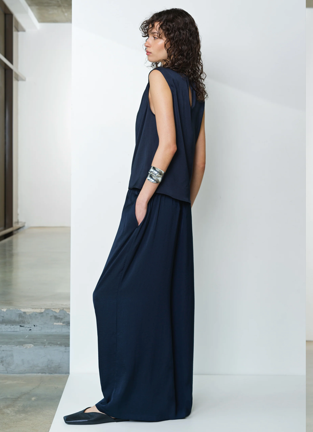 Damasco Air Flow Wide Leg Trousers
