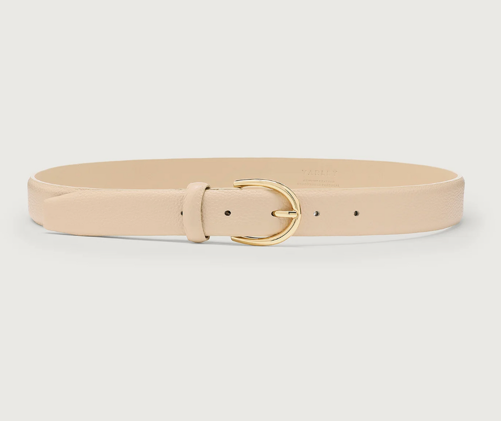 The Lenai Leather Latte Belt