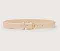 The Lenai Leather Latte Belt