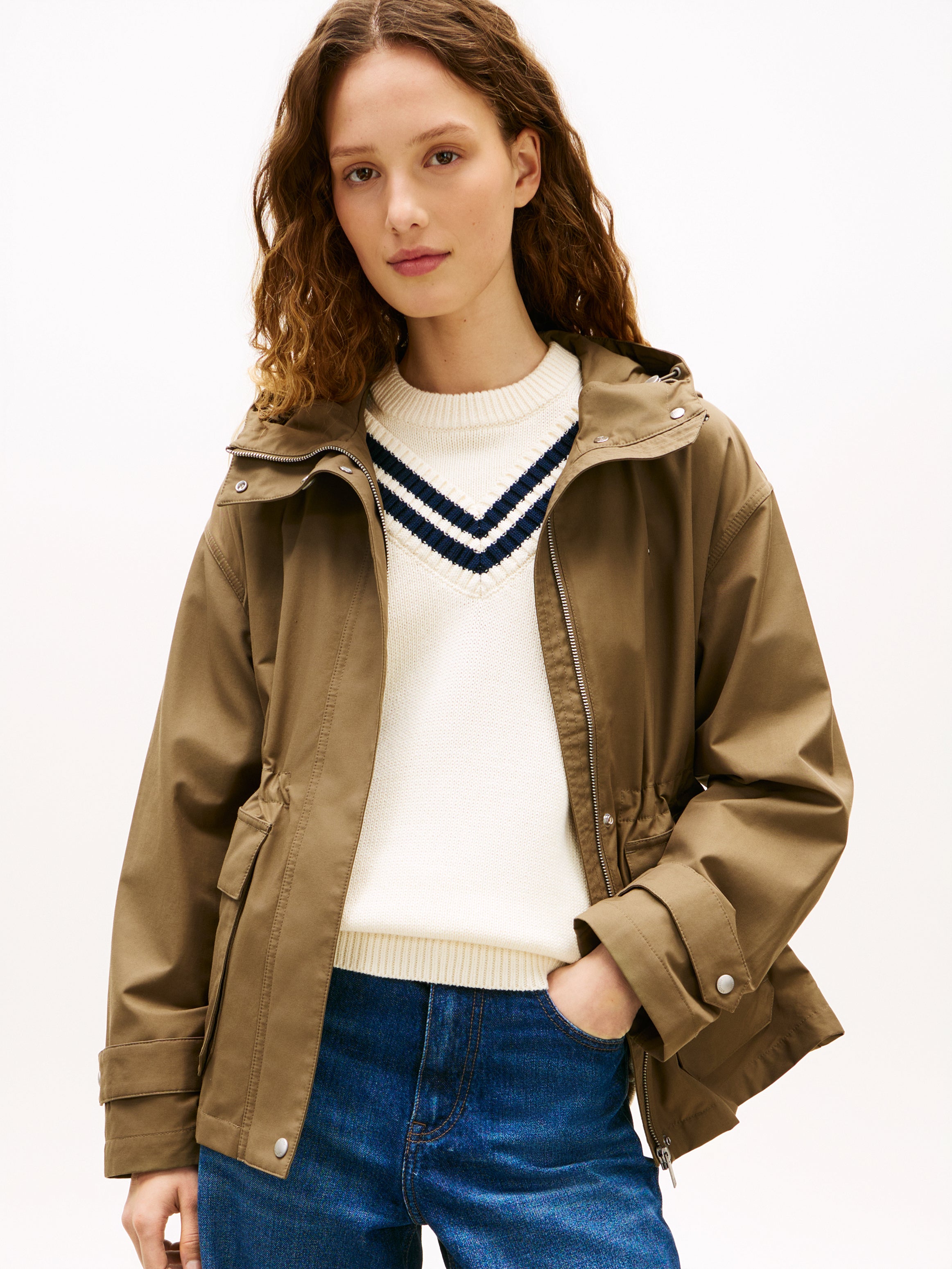 The Khaki Nylon Utility Jacket