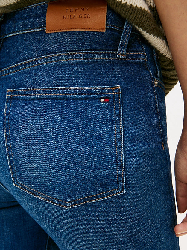 Faded Mid Rise Bootcut Jeans