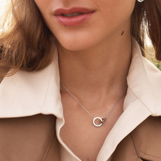 Eternal Orbit Necklace Steel