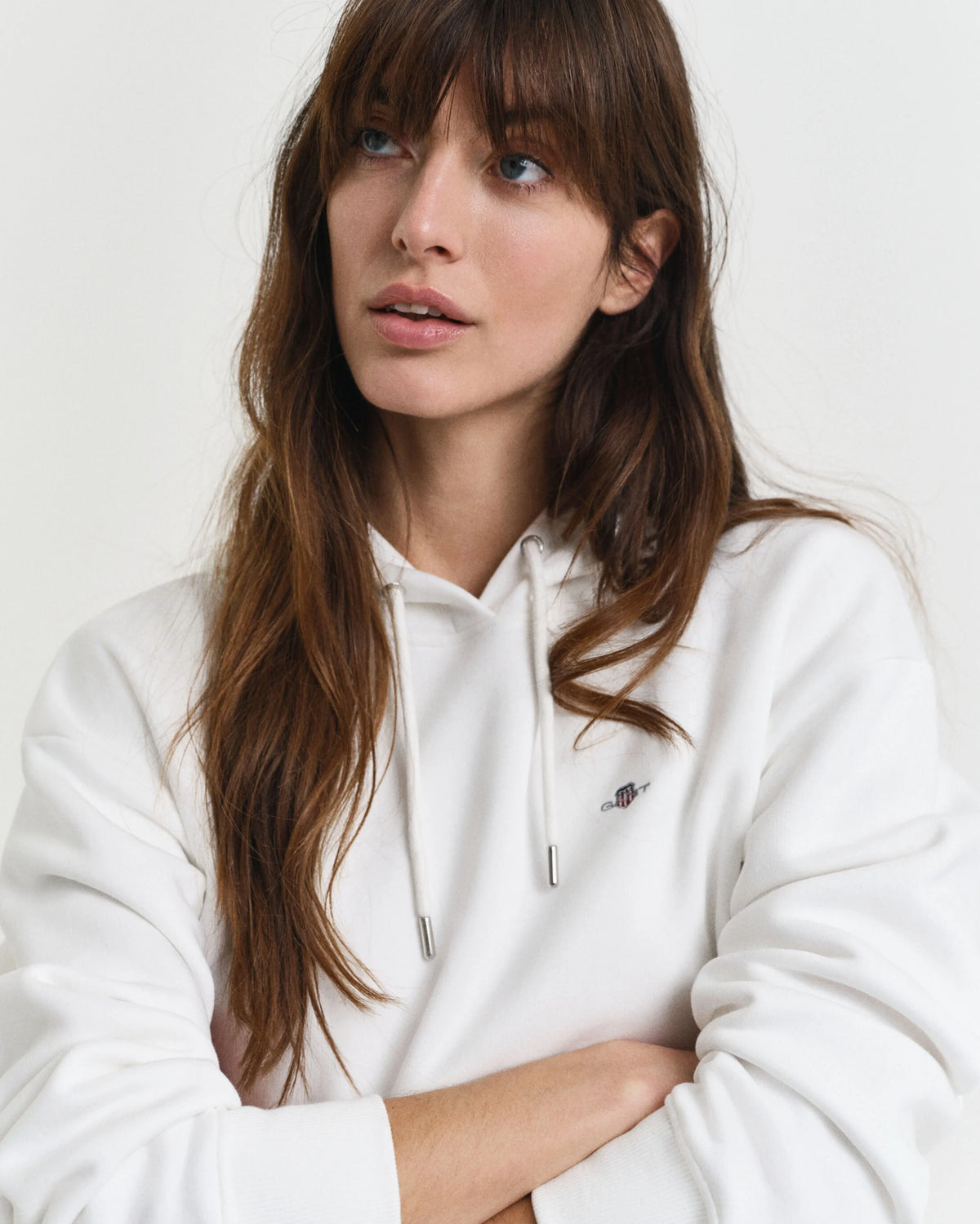 The Shield White Hoodie