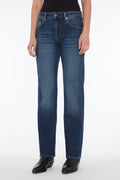 The CALIE Straight Cisco Wash Jeans