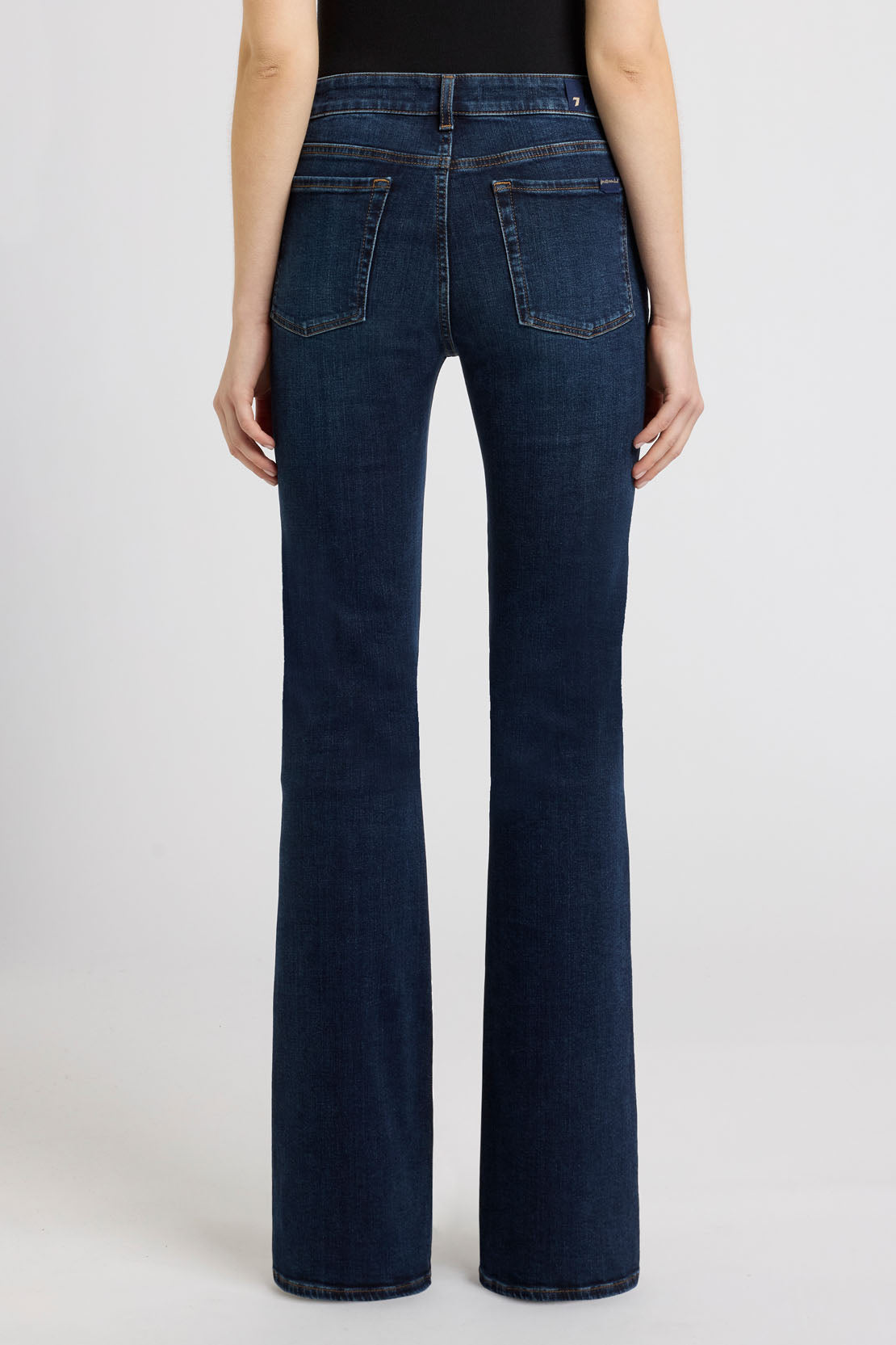 The LEGGY Bootcut Midnight-Fade Wash Jeans